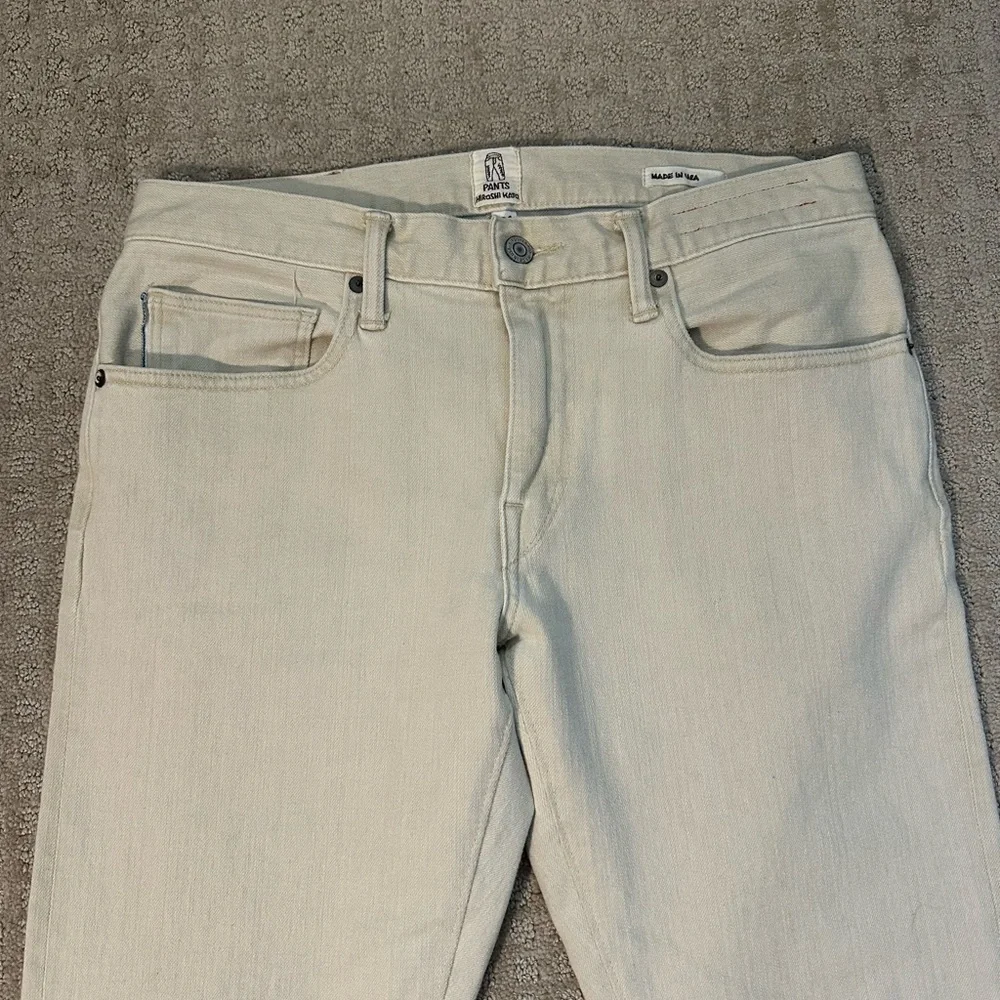 NEW Hiroshi Kato Pen Slim Stretch Selvedge 10.5oz Chuck Wash Denim Jeans size 31